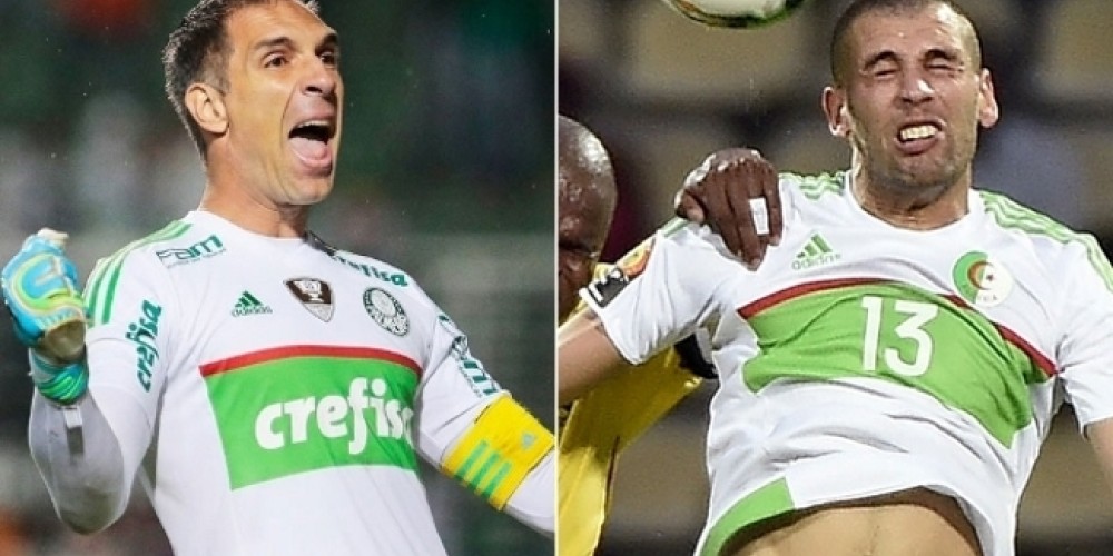 La coincidencia del uniforme que us&oacute; Argelia con el arquero del Palmeiras