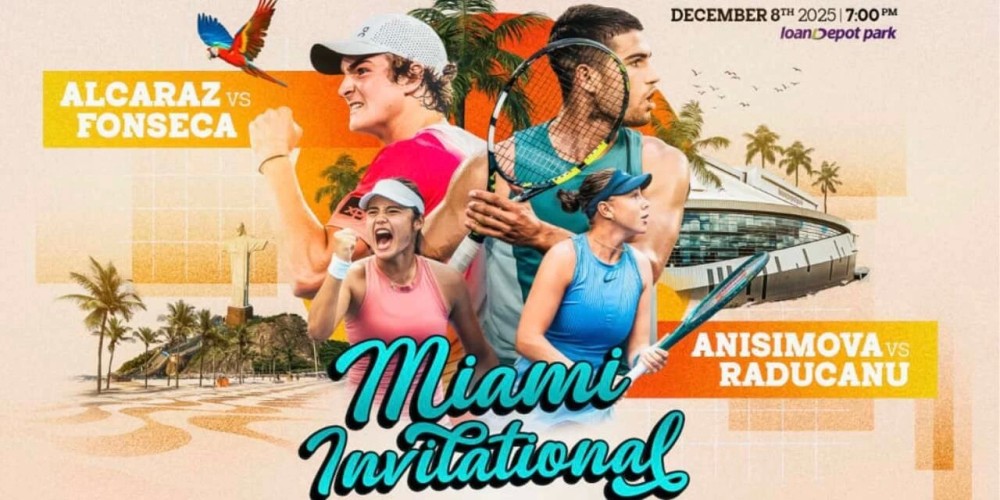 Alcaraz vs. Fonseca: Miami presenta el cara a cara entre presente y futuro del tenis