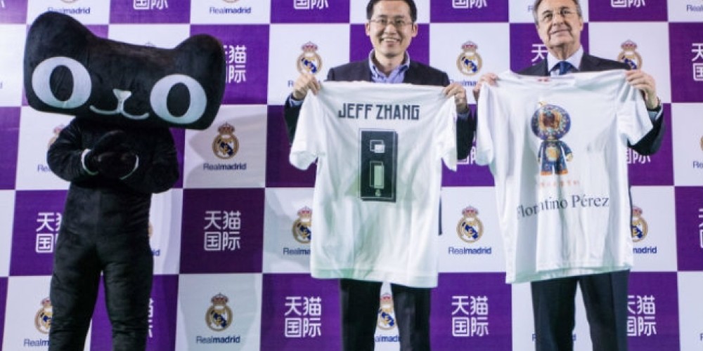 Real Madrid ampl&iacute;a sus patrocinios y se asocia con Alibaba, el gigante del e-commerce