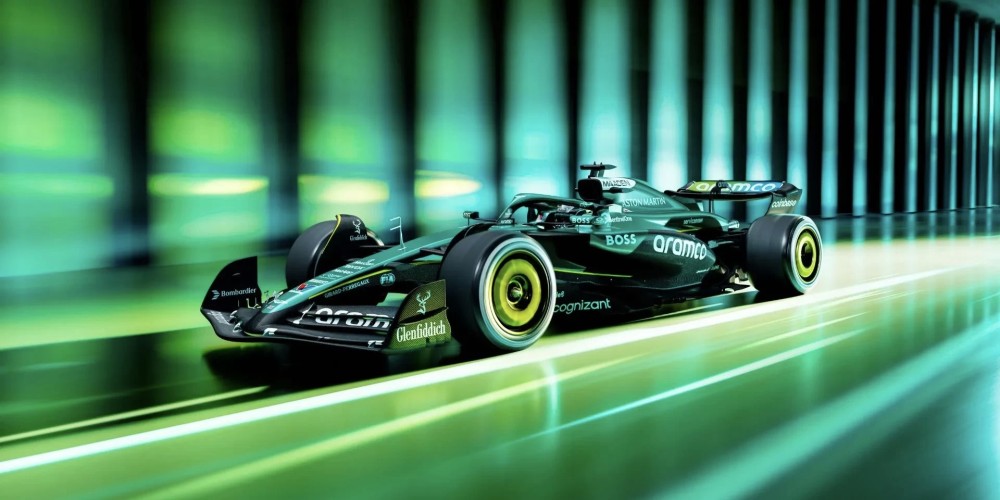 Aston Martin y Aramco presentan una decoraci&oacute;n cient&iacute;fica para el GP de Estados Unidos