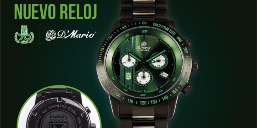 Atl&eacute;tico Nacional present&oacute; su nueva l&iacute;nea de relojes 