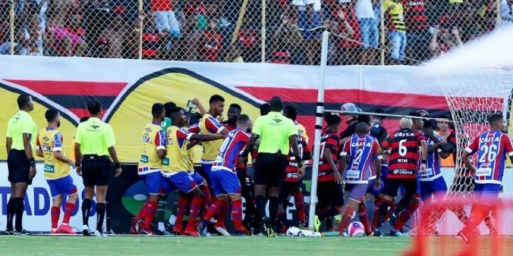 Suspenden un partido en Brasil por exceso de expulsiones