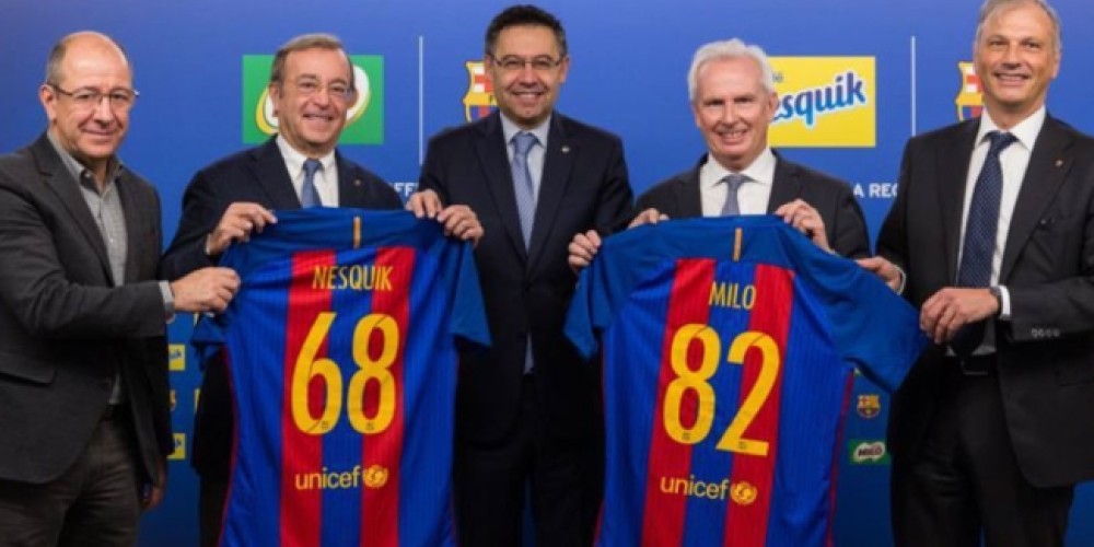 El FC Barcelona cierra con Nestl&eacute; como su nuevo patrocinador global