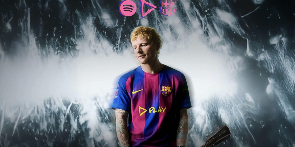 El Barcelona present&oacute; la camiseta que usar&aacute; en el cl&aacute;sico con el logo de Ed Sheeran