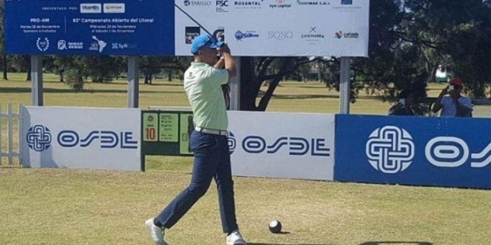 Batistuta debut&oacute; como golfista profesional en Argentina