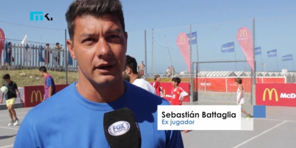 Sebastián Battaglia: “Compartir con chicos que les gusta el fútbol es lo mejor que te puede pasar”
