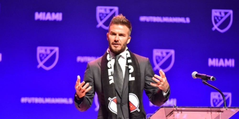 El equipo de David Beckham present&oacute; su logo y colores oficiales y ya es furor en las redes sociales