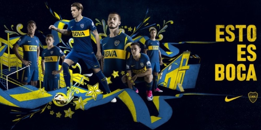 Boca present&oacute; su nueva camiseta para la temporada 2017/18