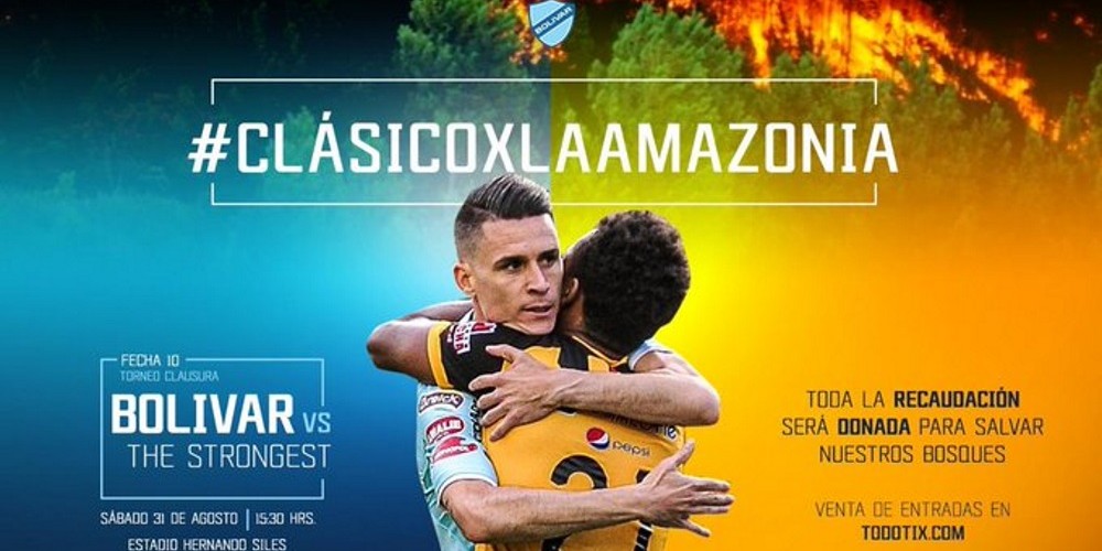 El clásico sudamericano que donará la recaudación para salvar la Amazonía