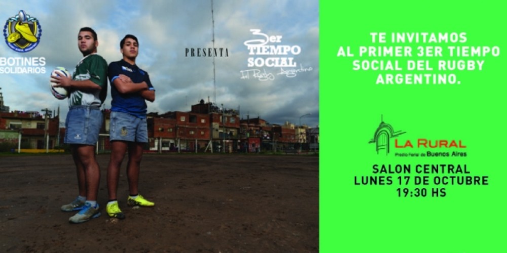 Botines Solidarios, el tercer tiempo social del rugby argentino