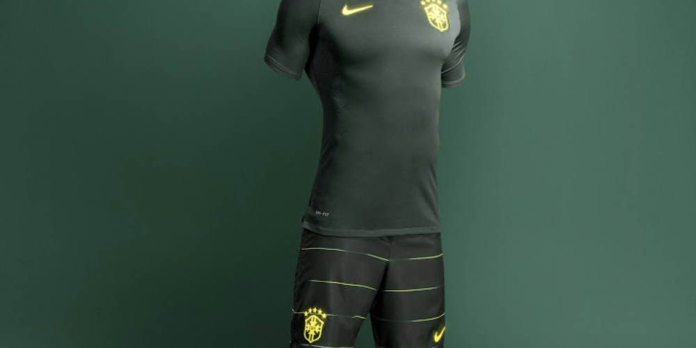 Nike present&oacute; la tercera camiseta de Brasil