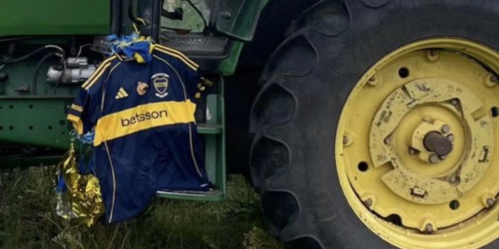La camiseta que Boca lanz&oacute; al cielo en honor cay&oacute; en un peque&ntilde;o pueblo de Uruguay