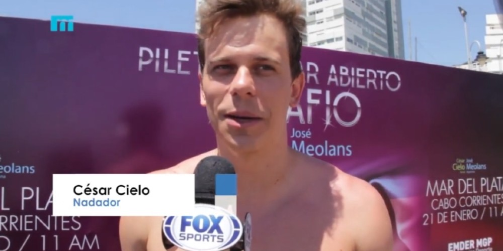 César Cielo, nadador olímpico: “Yo todavía veo a Meolans como un campeón mundial”