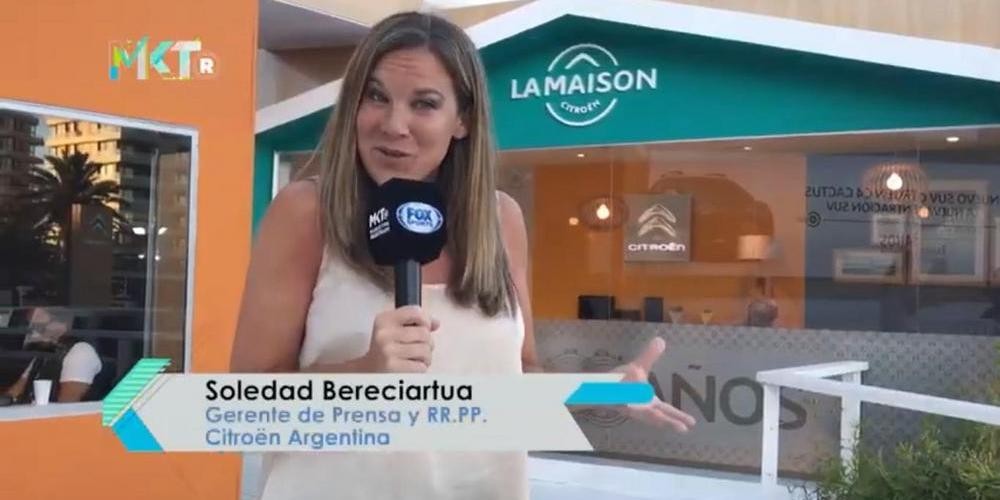 Soledad Bereciartua, Citro&euml;n: &ldquo;En la Maison Citro&euml;n est&aacute;n expuestos nuestros veh&iacute;culos y van a poder informarse sobre ellos&rdquo;