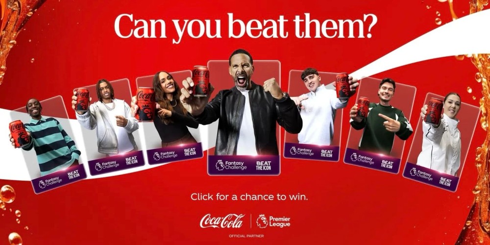 Coca-Cola invita a los fans a desafiar a las leyendas en la Fantasy Premier League