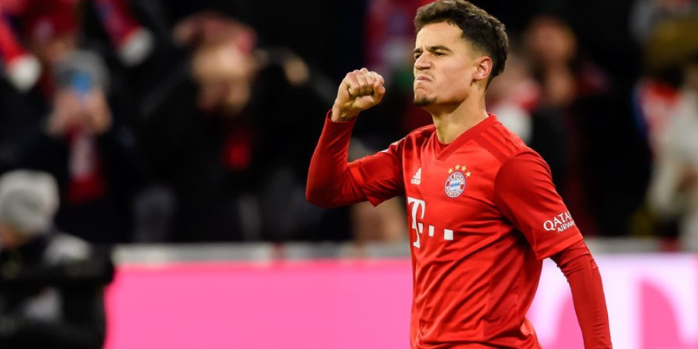 Coutinho us&oacute; una camiseta r&eacute;plica y no la titular frente a Werder Bremen