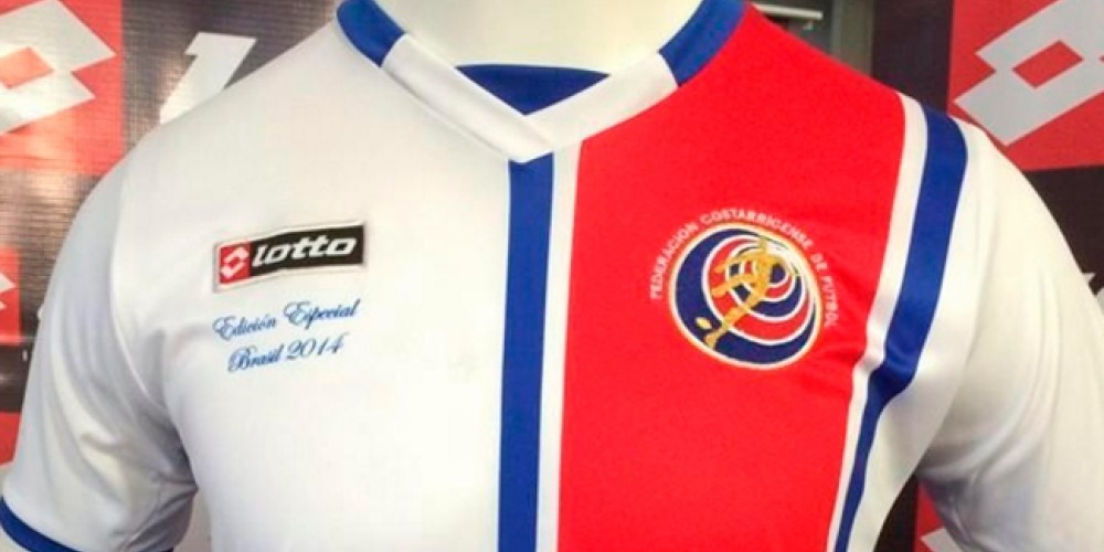 Lotto homenaje&oacute; la participaci&oacute;n de Costa Rica en Brasil 2014 con una camiseta especial