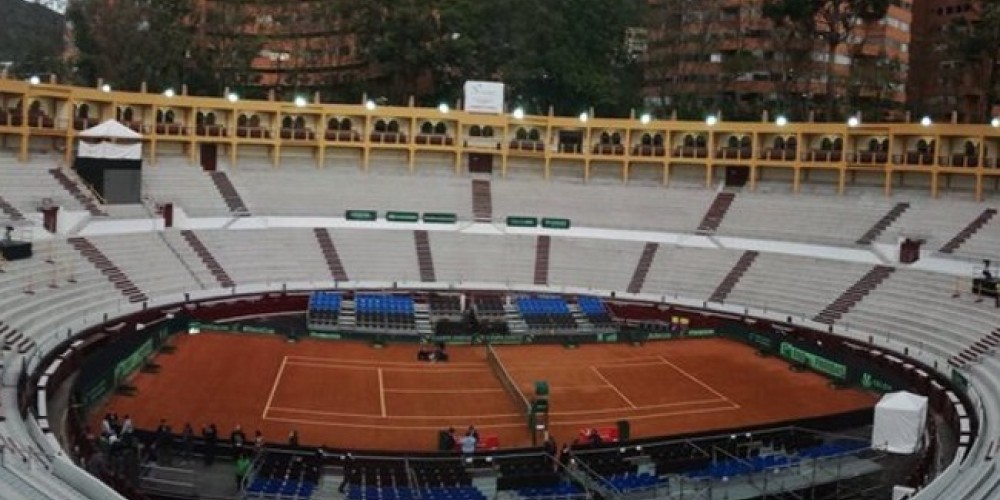 El imperdible escenario de Copa Davis de Colombia, una Plaza de toros