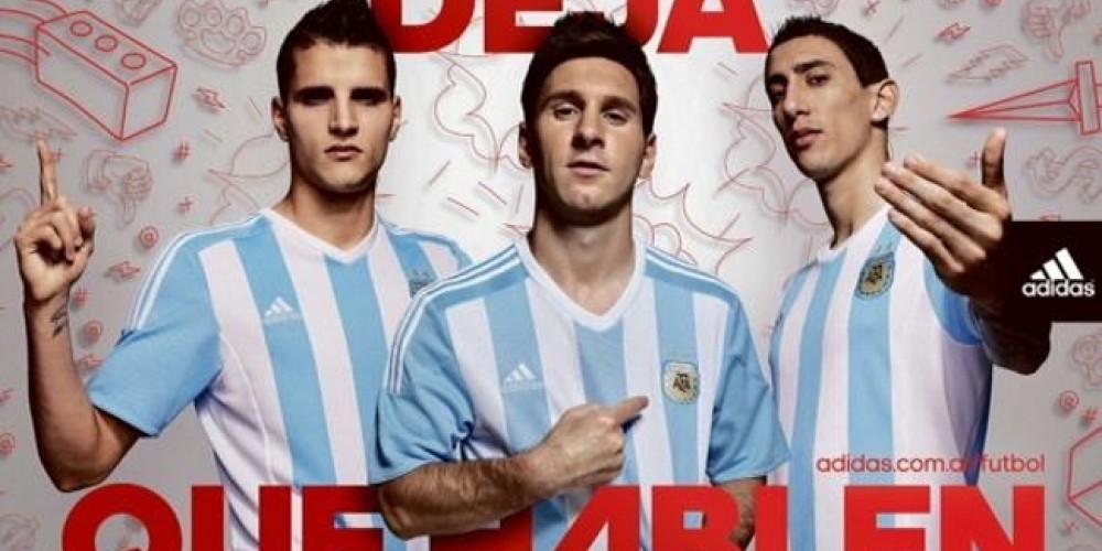 #Dej&aacute;QueHablen, la campa&ntilde;a de adidas en Argentina con Messi, Di Mar&iacute;a y Lamela