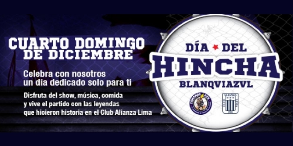 Alianza Lima se prepara para celebrar el &ldquo;D&iacute;a del Hincha Blanquiazul&rdquo;