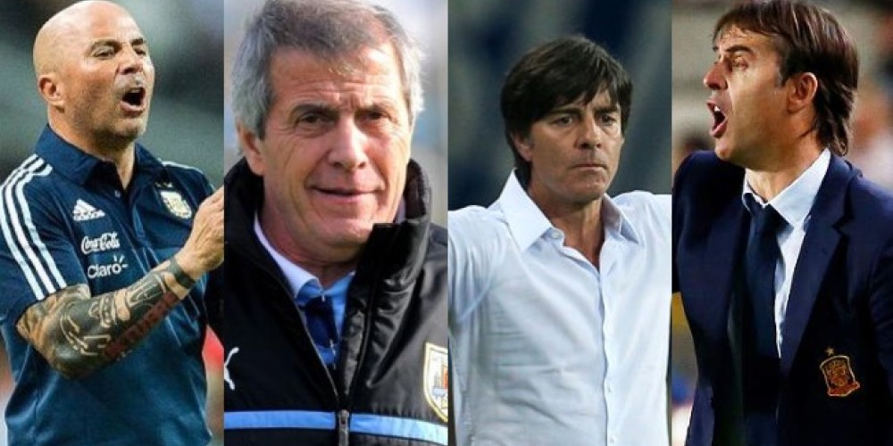 De Sampaoli a Tabárez se revelaron los sueldos de todos los entrenadores que irán a Rusia 2018