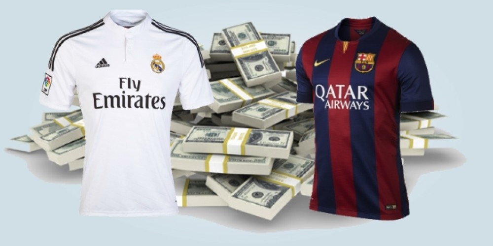 El Cl&aacute;sico de Espa&ntilde;a; Real Madrid - Barcelona y sus sponsors