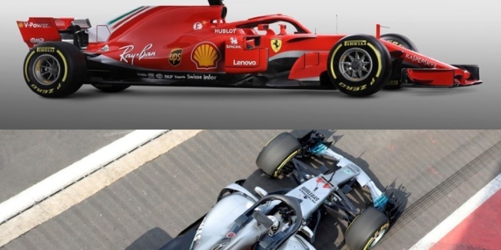Ferrari y Mercedes presentaron sus modelos 2018 bajo un innovador dise&ntilde;o de ingenier&iacute;a