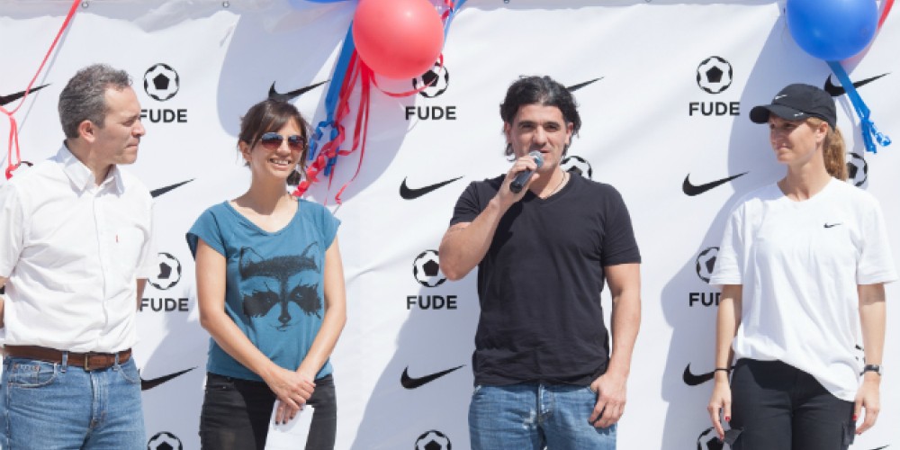 Nike y Liga FOS inauguran centro educativo y deportivo