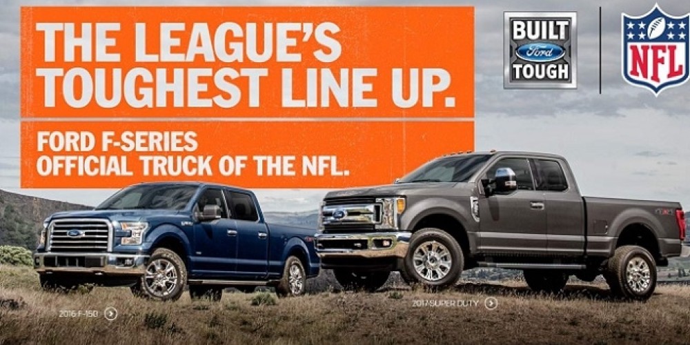 Ford ser&aacute; la nueva pick-up oficial de la NFL
