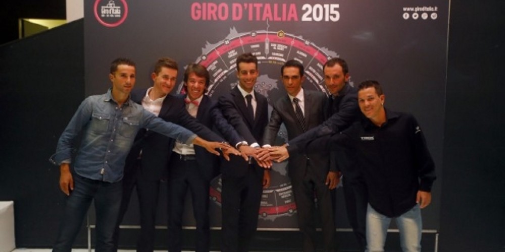 El Giro D&rsquo;Italia present&oacute; su recorrido para 2015