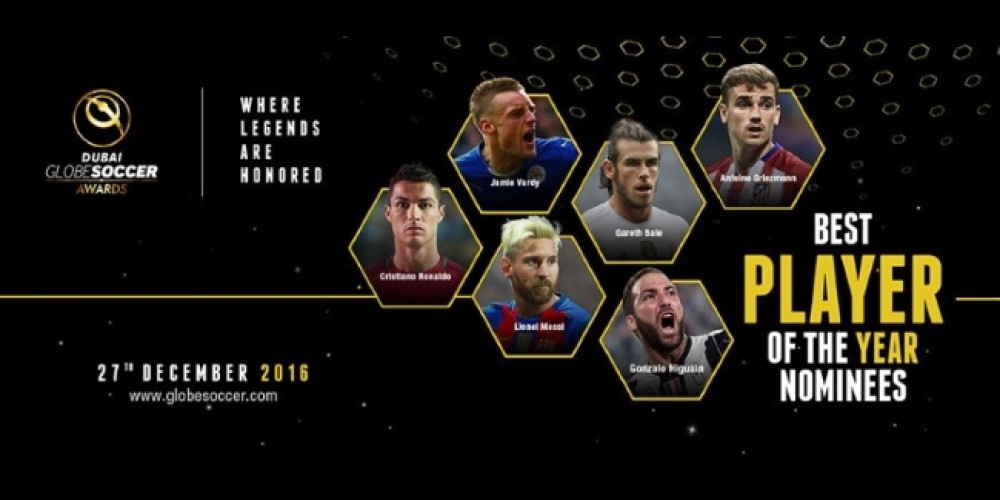 Messi e Higua&iacute;n, candidatos a los Dubai Globe Soccer Awards