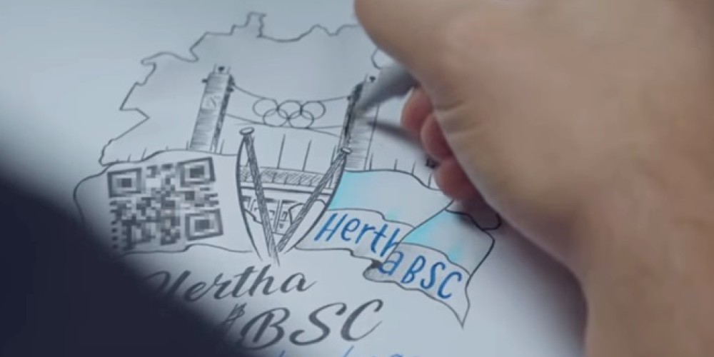 El Hertha Berl&iacute;n ofrece un tatuaje encriptado que permita el acceso de por vida a su estadio 