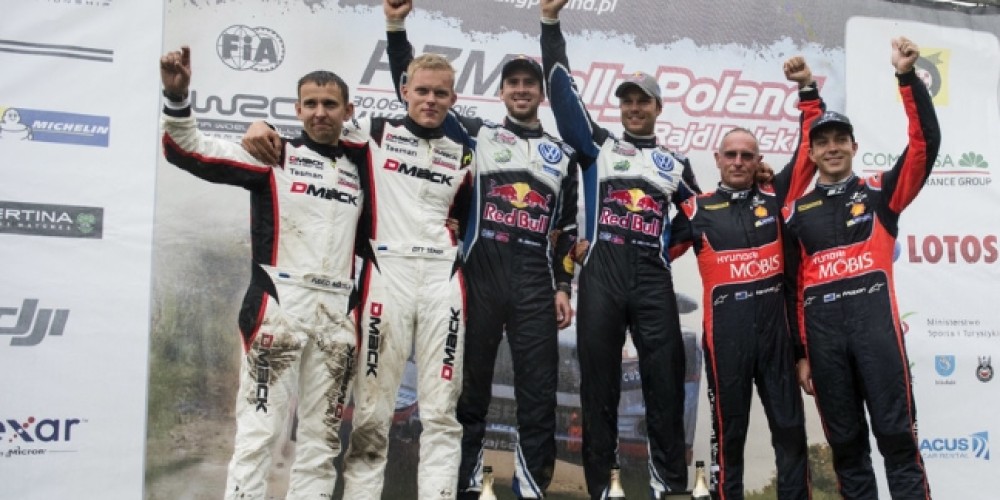 Buena actuaci&oacute;n del equipo Hyundai en el WRC de Polonia
