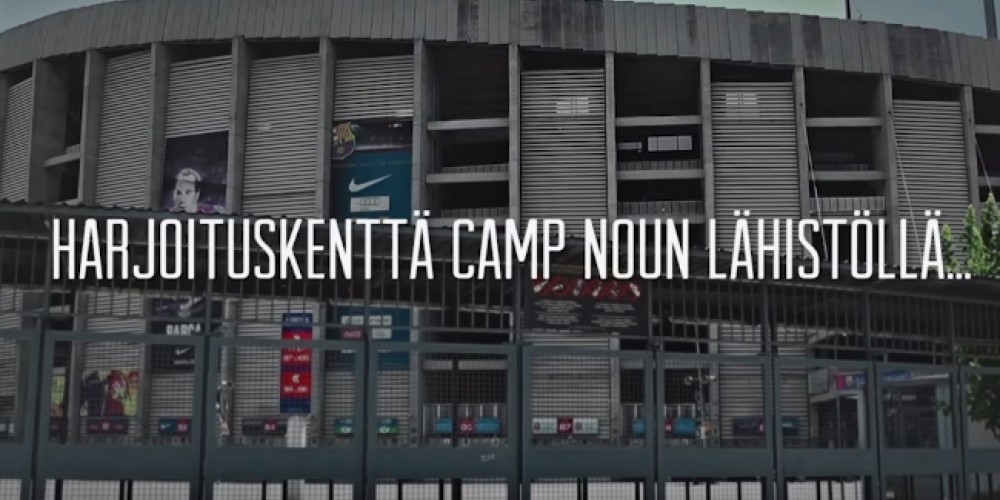 El divertido spot del HJK Helsinski con los jugadores del Barcelona
