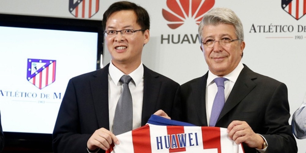 Huawei ser&aacute; partner global del Atl&eacute;tico Madrid