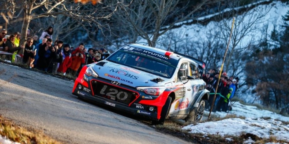 El Hyundai i20 WRC de nueva generaci&oacute;n hace su debut en Monte-Carlo