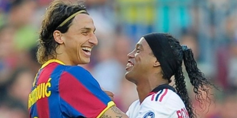 El alentador mensaje de Ronaldinho a Ibrahimovic