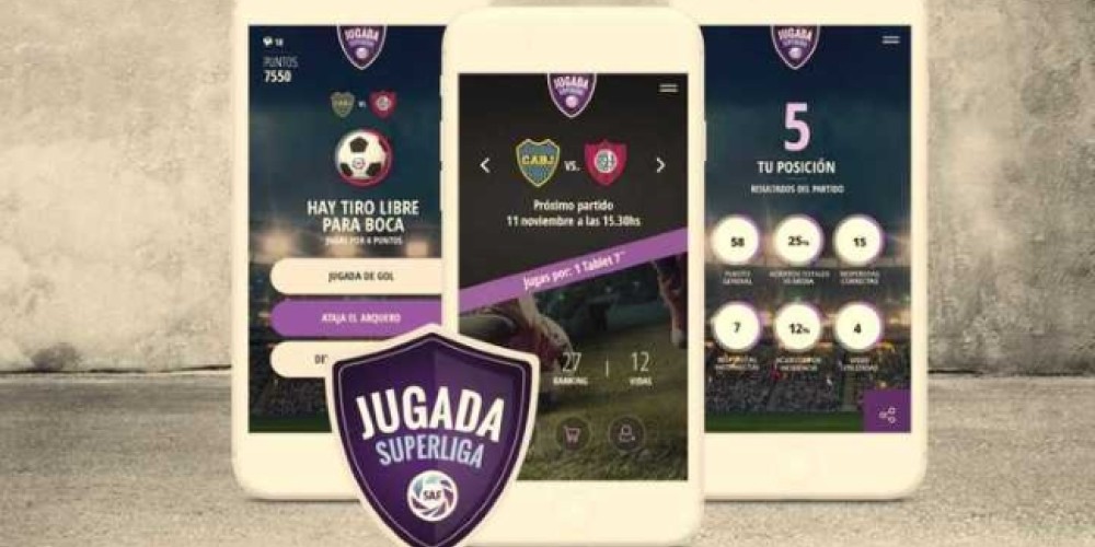 Jugada Superliga: la nueva app que revoluciona el f&uacute;tbol argentino