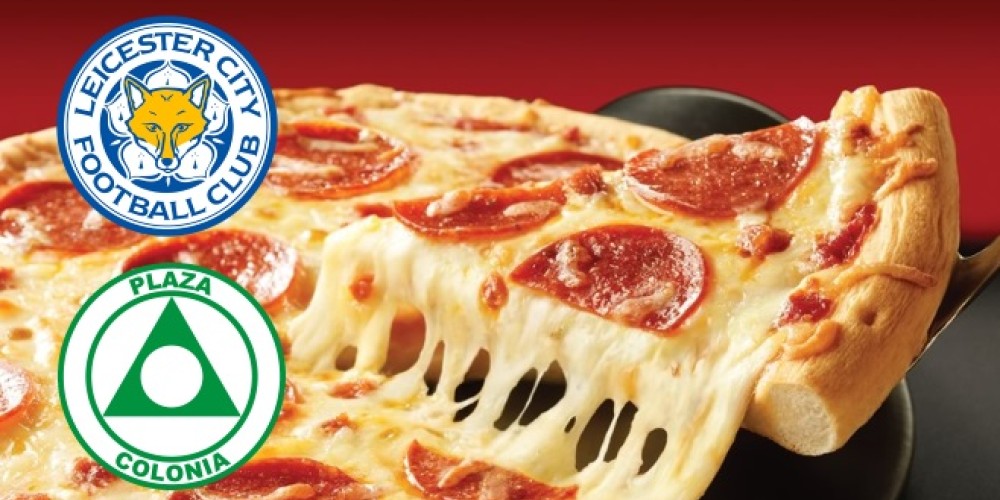 La pizza, la curiosa relaci&oacute;n entre el Leicester y Plaza Colonia