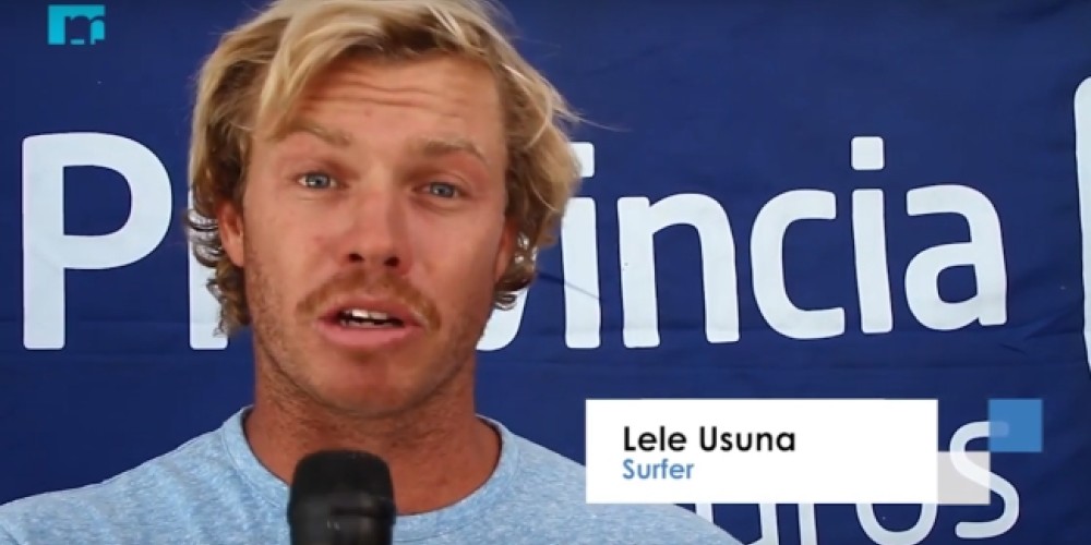 Lele Usuna, campeón de Surf, “Todos los deportistas son referentes de personas, por cómo se manejan”