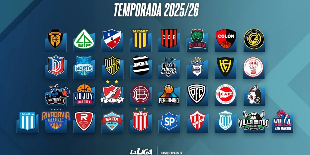 La Liga Argentina 2025/26 se disputar&aacute; con 34 equipos