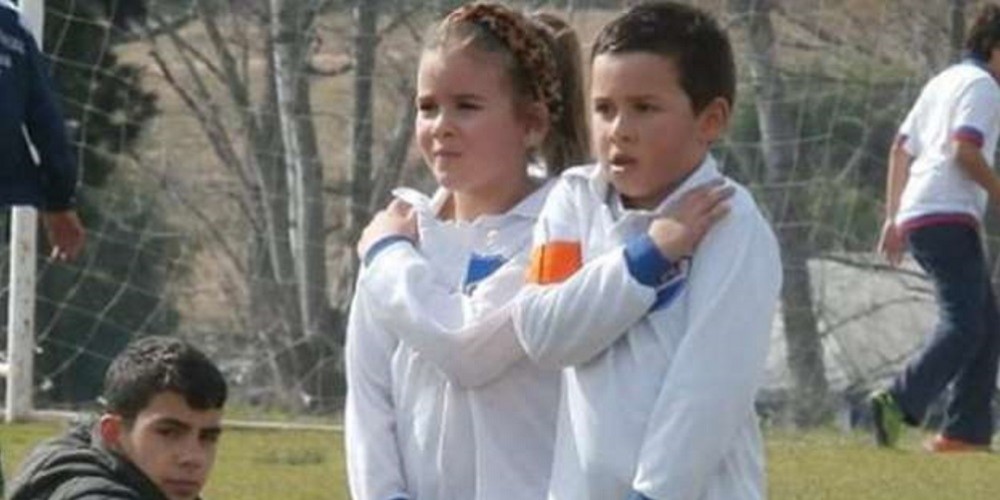 Mahia, la nena de siete a&ntilde;os que juega en un equipo de varones de Nacional de Uruguay