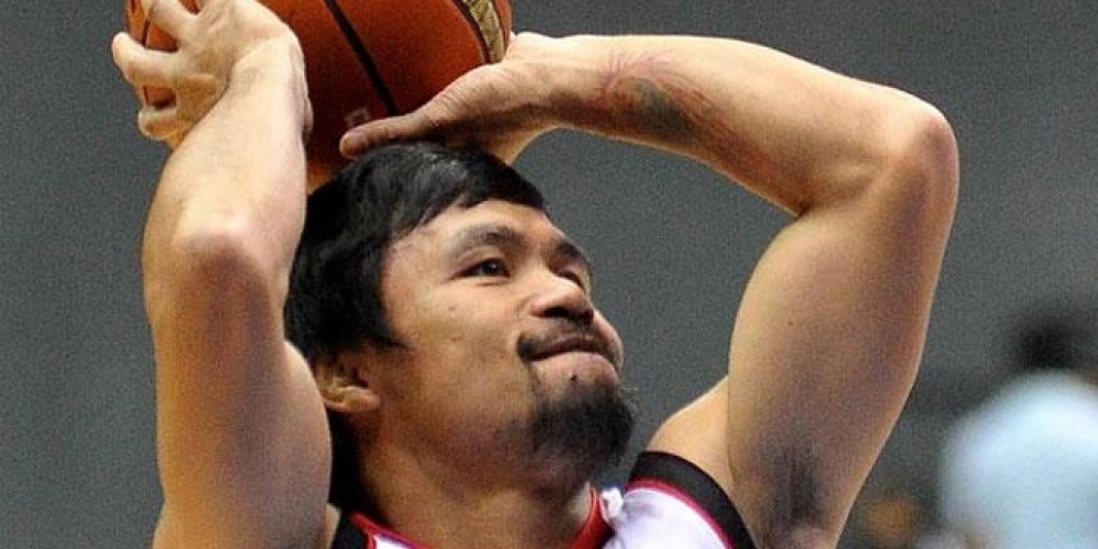 Manny Pacquiao jug&oacute; b&aacute;squet profesional en un equipo de Filipinas