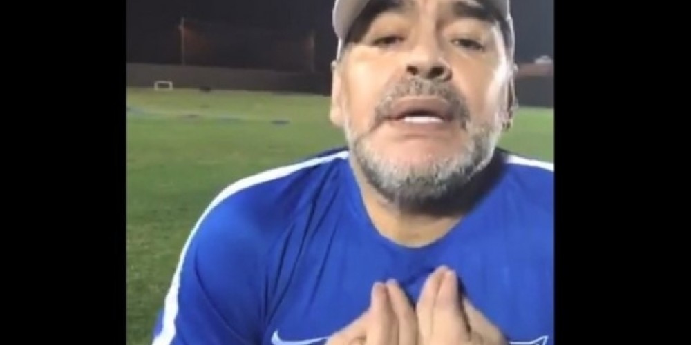 Diego Maradona desafi&oacute; a Mayweather a trav&eacute;s de su cuenta de Instagram