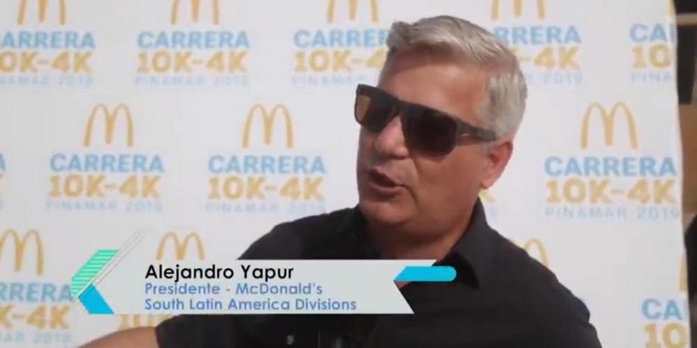 Alejandro Yapur, McDonald´s: "Nada más lindo que ver a la familia compartir un evento como nuestra primera carrera de 10 km"