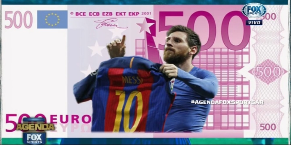 As&iacute; ser&iacute;a el billete de 500 euros con la cara de Messi
