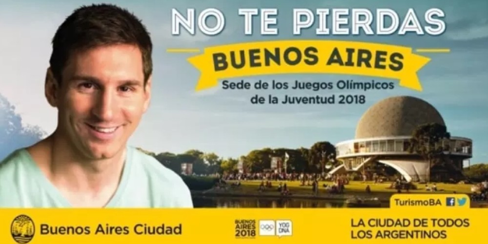 Pol&eacute;mica por un contrato de Messi como embajador de los Juegos Buenos Aires 2018