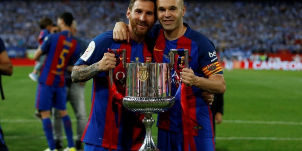 Messi e Iniesta, los jugadores m&aacute;s ganadores de la historia del FC Barcelona