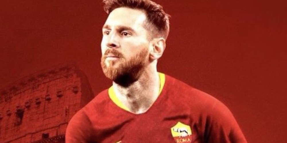El divertido montaje que realiz&oacute; la Roma con Lionel Messi como protagonista
