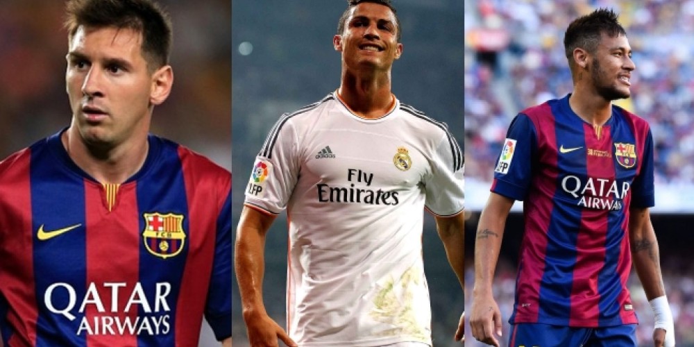 Messi, Ronaldo y Neymar son los candidatos al Bal&oacute;n de Oro